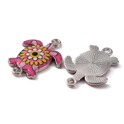 Alloy Enamel Connector Charms FIND-CJC0001-04H-1