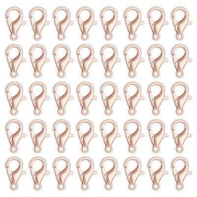 5 Bags Brass Lobster Claw Clasps FIND-BC0005-20RG-1