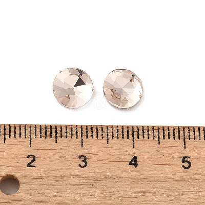 Glass Rhinestone Cabochons RGLA-P037-10B-D261-1
