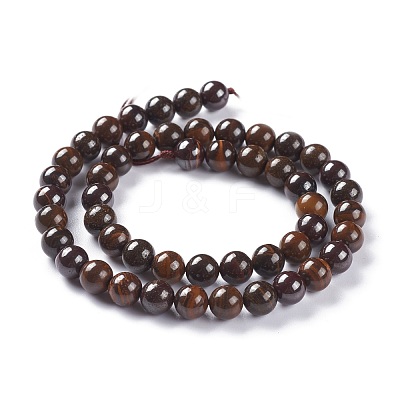 Natural Australian Boulder Opal Beads Strands G-A025-A01-8mm-1
