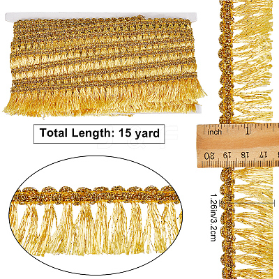 Polyester Tassel Lace Ribbons DIY-WH0530-70B-1