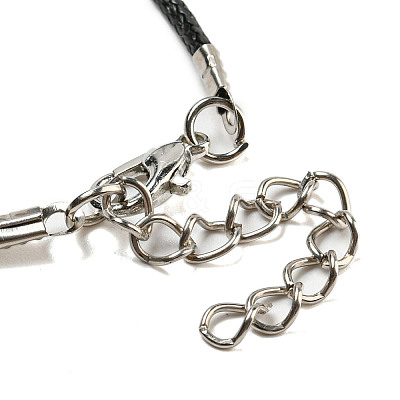 Resin Pendant Necklaces NJEW-L120-01-1