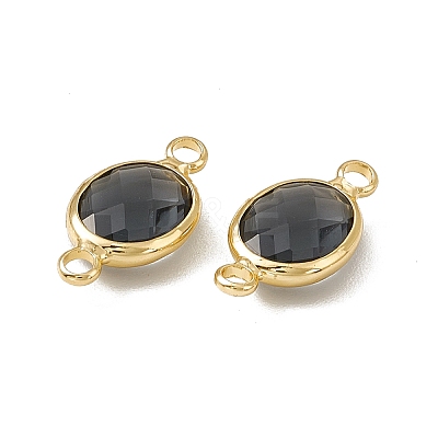 Transparent K9 Glass Connector Charms GLAA-A005-10G-05-1