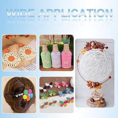 12 Bundles 12 Colors Twisted Paper Cord DIY-TA0013-29-1