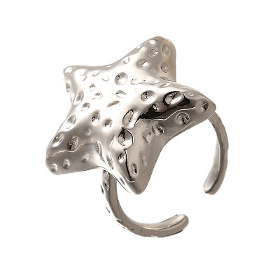Brass Cuff Rings for Women RJEW-Q008-07C-P-1