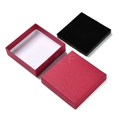 Square Cardboard Necklace Box X1-CBOX-Q038-02E-1