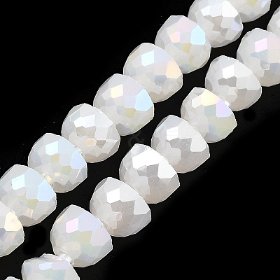 AB Color Plate Glass Beads Strands EGLA-P051-02A-A02-1