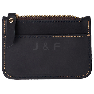 Rectangle Leather Credit Card Wallets for Women Men AJEW-WH20007-09A-1