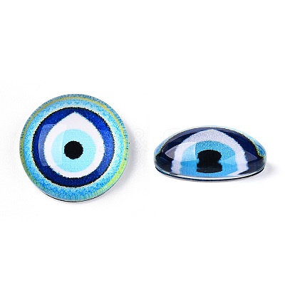 Flatback Glass Cabochons GGLA-N005-03-1