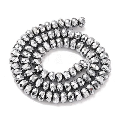 Electroplate Non-magnetic Synthetic Hematite Beads Strands G-J160-E-01-1