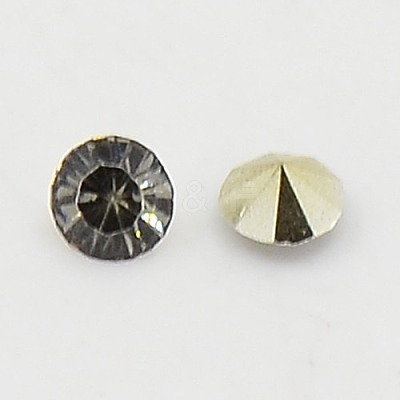 Grade AAA Pointed Back Resin Rhinestones CRES-R120-3.0mm-03-1
