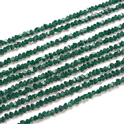 Transparent Solid Color Glass Beads Strands GLAA-L031-01-B02-1