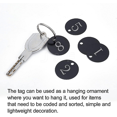 20Pcs Aluminum Blank Metal Tag FIND-BC0001-87-1
