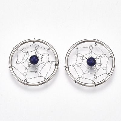 304 Stainless Steel Pendants STAS-S109-01A-1