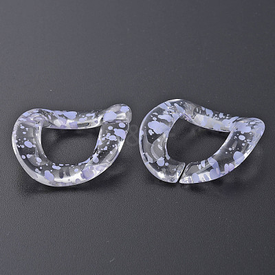 Transparent Acrylic Linking Rings OACR-N009-015A-B13-1