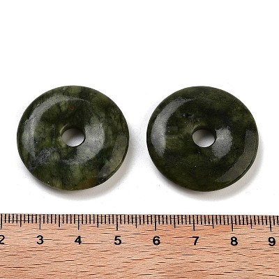 Natural Southern Jade Pendants G-K099-30mm-03-1