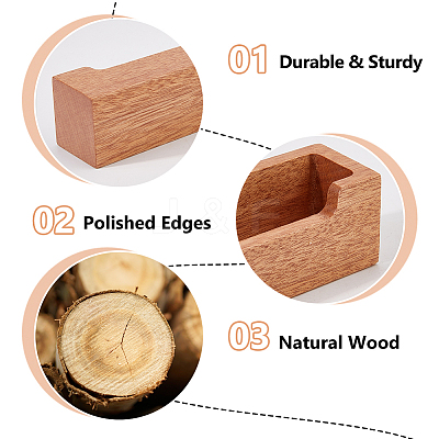 Wooden Business Card Box ODIS-WH0108-077-1