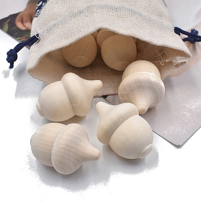 Unfinished Wood Acorn PW-WG46968-01-1