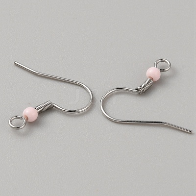 304 Stainless Steel Earring Hooks STAS-WH0027-64P-01-1