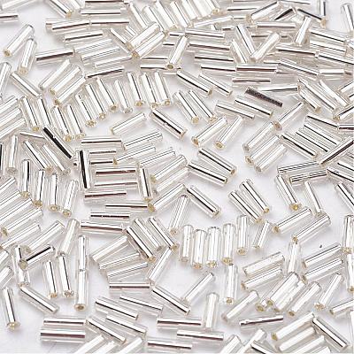 Glass Bugle Beads SEED-E001-9mm-21-1
