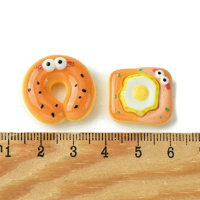 Opaque Resin Imitation Food Decoden Cabochons RESI-H159-01-1