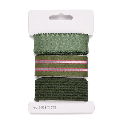 9 Yards 3 Styles Polyester Ribbon SRIB-A014-D03-1