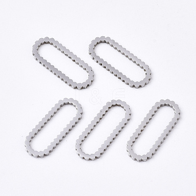 Tarnish Resistant 201 Stainless Steel Linking Rings STAS-N091-112-1