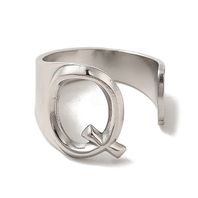 Non-Tarnish 201 Stainless Steel Finger Rings RJEW-H223-04P-Q-1