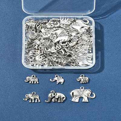 80Pcs Tibetan Style Alloy Pendants FIND-FS0003-65-1