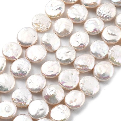 Natural Baroque Keshi Pearl Beads Strands PEAR-B004-16C-04A-1