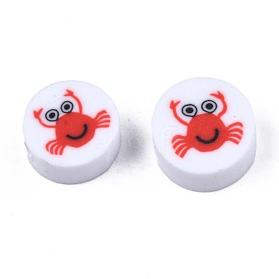 Handmade Polymer Clay Beads CLAY-N007-005-1