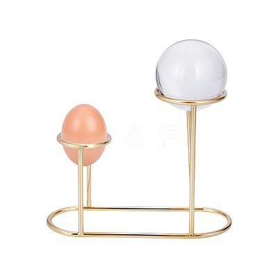 Alloy Crystal Ball Holders ODIS-WH0106-18G-1