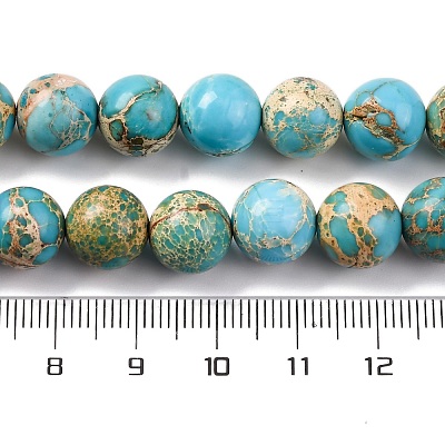 Dyed Natural Regalite/Imperial Jasper/Sea Sediment Jasper Beads Strands G-B124-C03-05-1