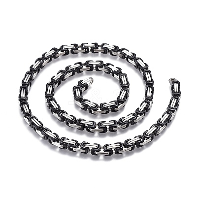 304 Stainless Steel Byzantine Chains CHS-K010-03A-BP-1