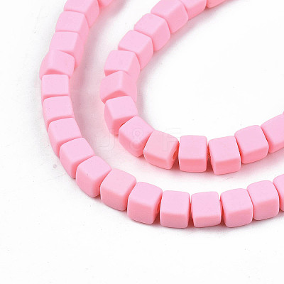 Handmade Polymer Clay Beads Strands X-CLAY-N008-061-08-1