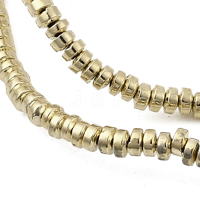 Electroplated Synthetic Non-magnetic Hematite Beads Strands G-H327-H01-01E-1