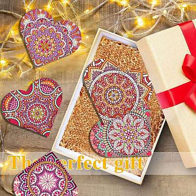 6Pcs Bookmark DIY Diamond Painting Kit PW-WG58342-01-1