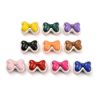 Alloy Enamel Beads FIND-G062-25MS-1