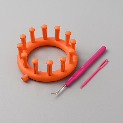 Round Plastic Knitting Looms TOOL-WH0159-05-1