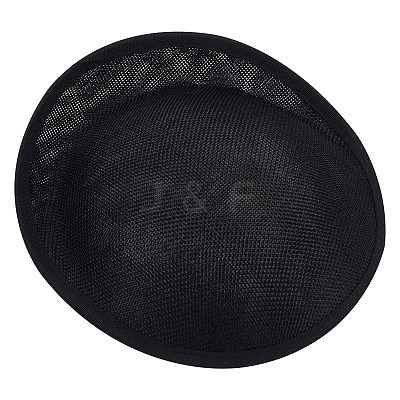 Linen Cloth Mini Hat Fascinator Base AJEW-WH0472-53B-1