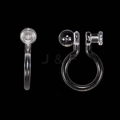 Plastic Clip-on Earring Findings LS-KY-P007-H01-1