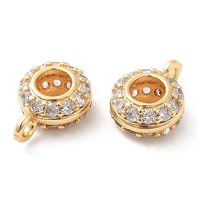 Brass with Cubic Zirconia Pendant Bail KK-F860-68G-1