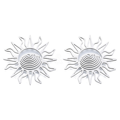 Non-Tarnish 201 Stainless Steel Filigree Joiners STAS-N090-LA950-1-1