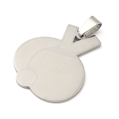 Sports 201 Stainless Steel Laser Cut Pendants STAS-P428-14P-02-1