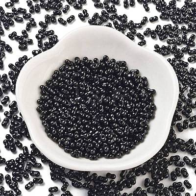 Baking Paint Glass Seed Beads SEED-A033-04A-1
