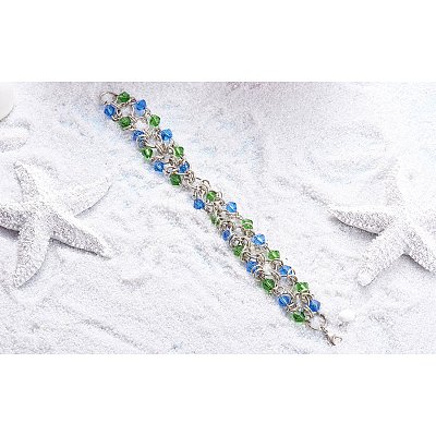 6 Colors Lobster Claw Clasps and 6 Colors Open Jump Rings Brass for Jewelry Making KK-PH0014-01-1
