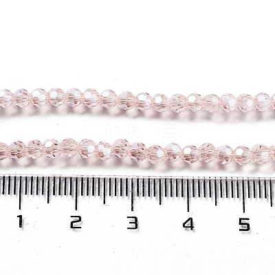 Electroplate Transparent Glass Beads Strands LS-EGLA-A035-T3mm-A20-1