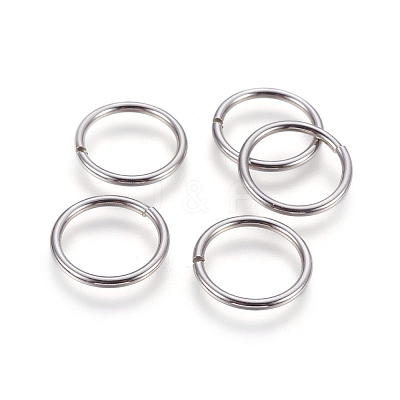 Tarnish Resistant 304 Stainless Steel Saw Cut Open Jump Rings STAS-P212-25P-07-1