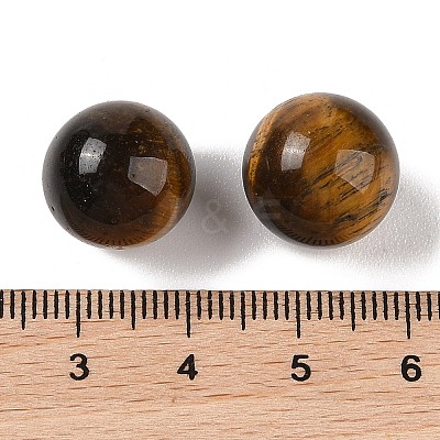 Natural Tiger Eye No Hole Sphere Beads G-K353-04C-04-1