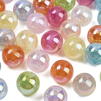Luminous Opaque Acrylic Beads MACR-C036-03-1